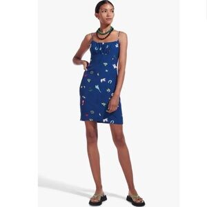 STAUD Bell Dress Good Vibes Twilight Size 0
